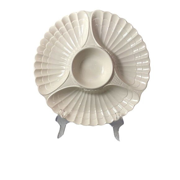 VTG Signature Housewares Chip & Dip Server California Classics 13"  Ceramic MCM - Picture 2 of 8